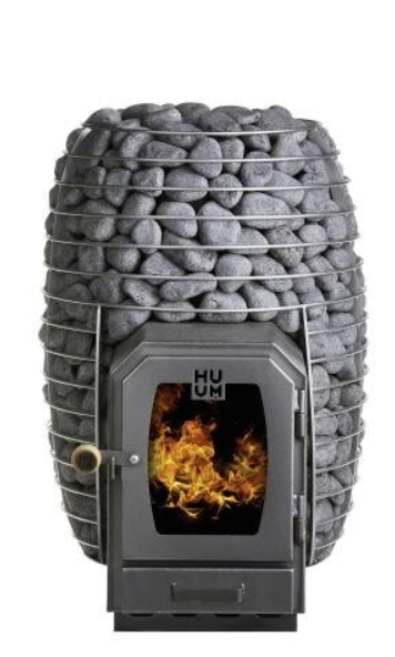 HIVE Wood Series 17.0kW Wood-Fired Sauna Stove w/ Firebox Extension
