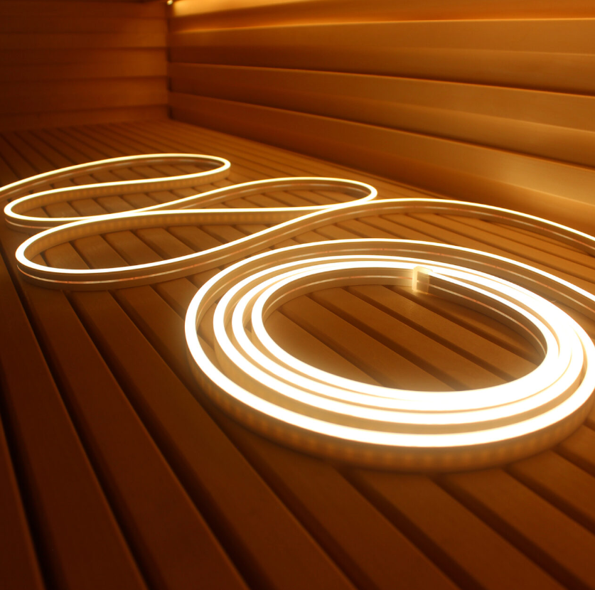 PROSAUNAS Universal Sauna Light Kit with Two 10-Ft Flexible LED Strips