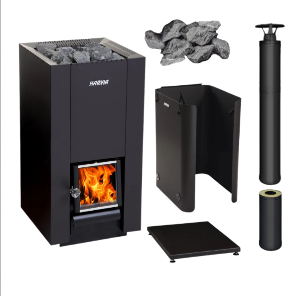 Linear Series, 26.1kW, Wood Sauna Stove