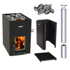 GreenFlame Series, 15.7kW, Wood Sauna Stove with Water Tank