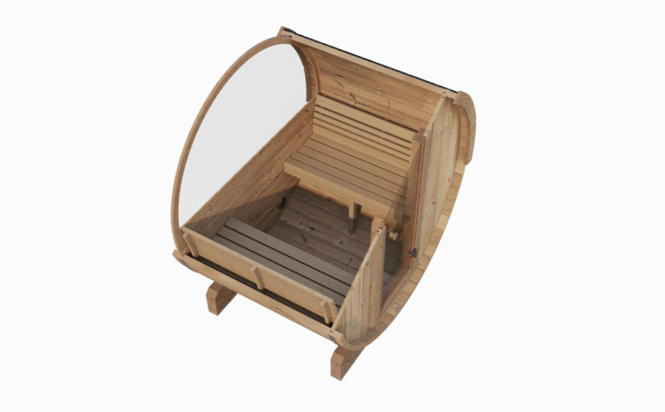 SaunaLife Model E6W Sauna Barrel-Window